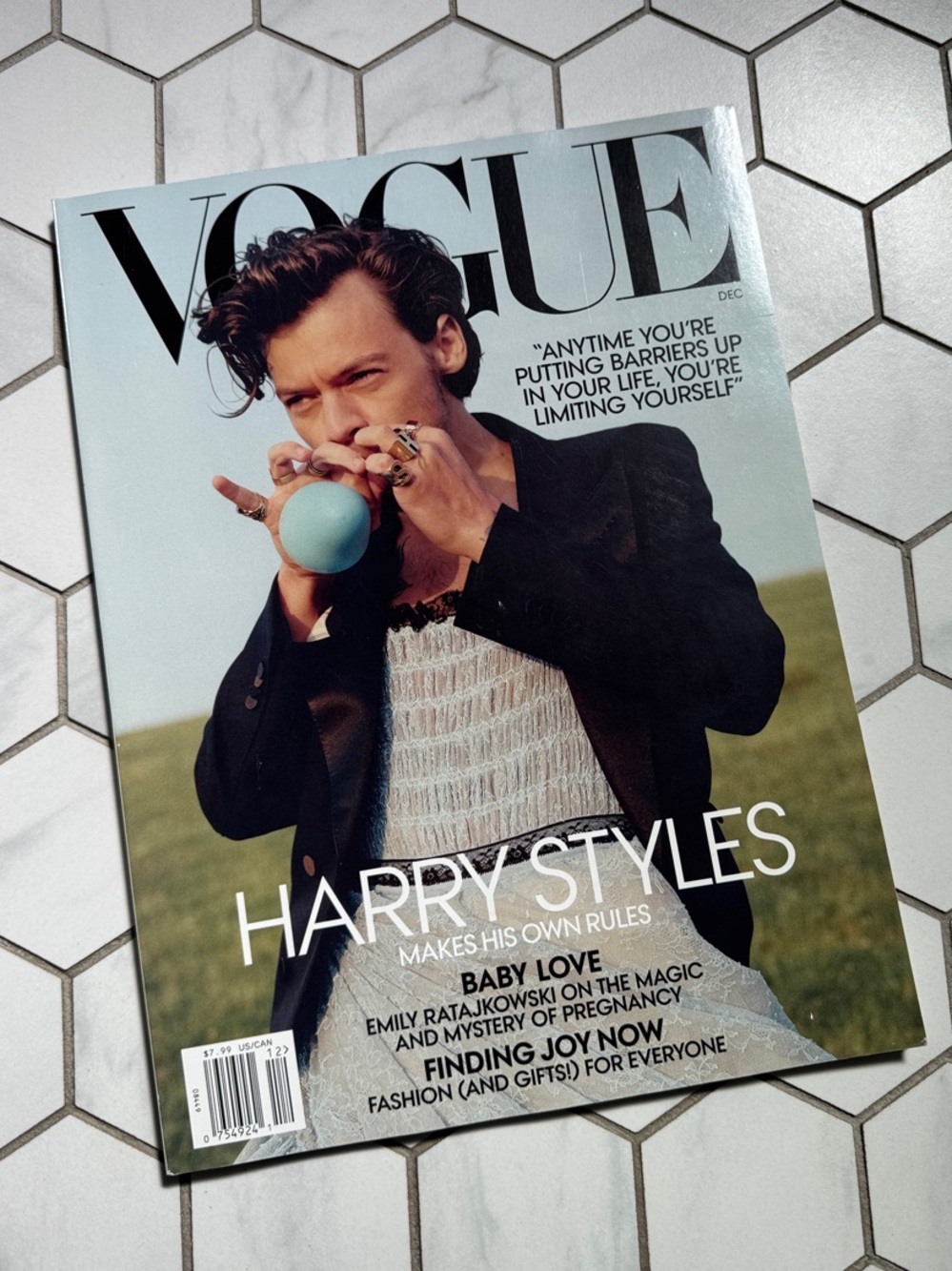 Harry Styles Vogue 2020 Magazine